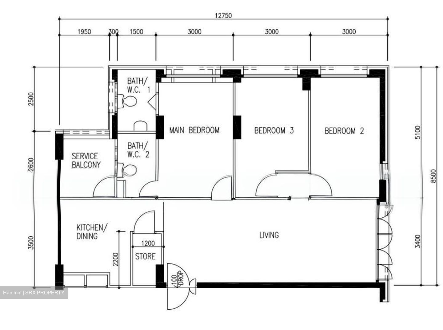 Blk 721 Woodlands Circle (Woodlands), HDB 4 Rooms #551272961